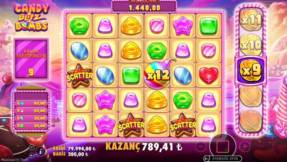 Candy Blitz Bombs Bonus