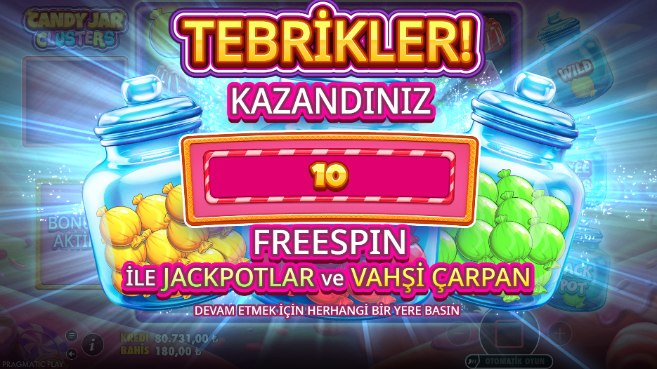 Candy Jar Clusters Bonus