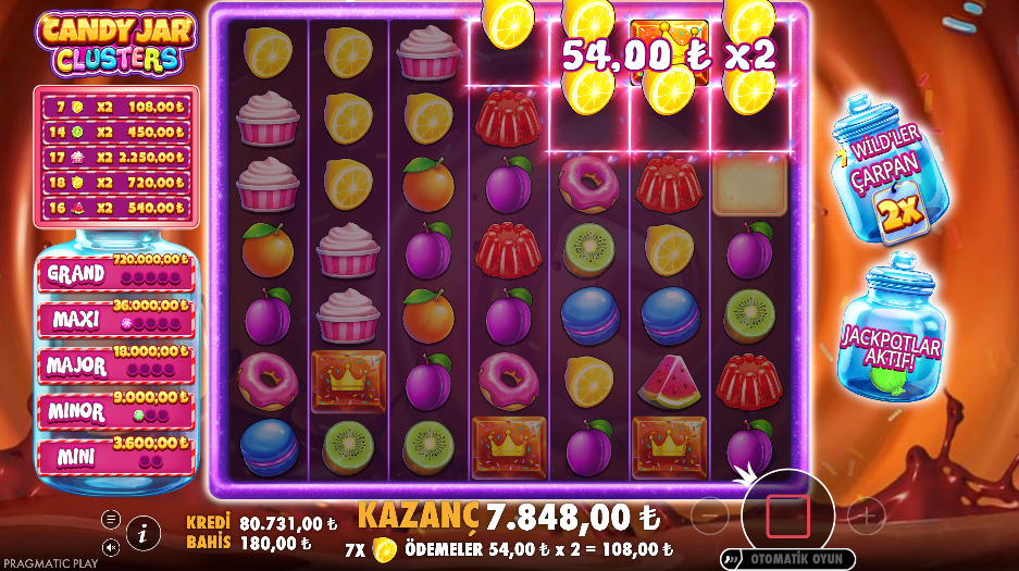 Candy Jar Clusters Bonus