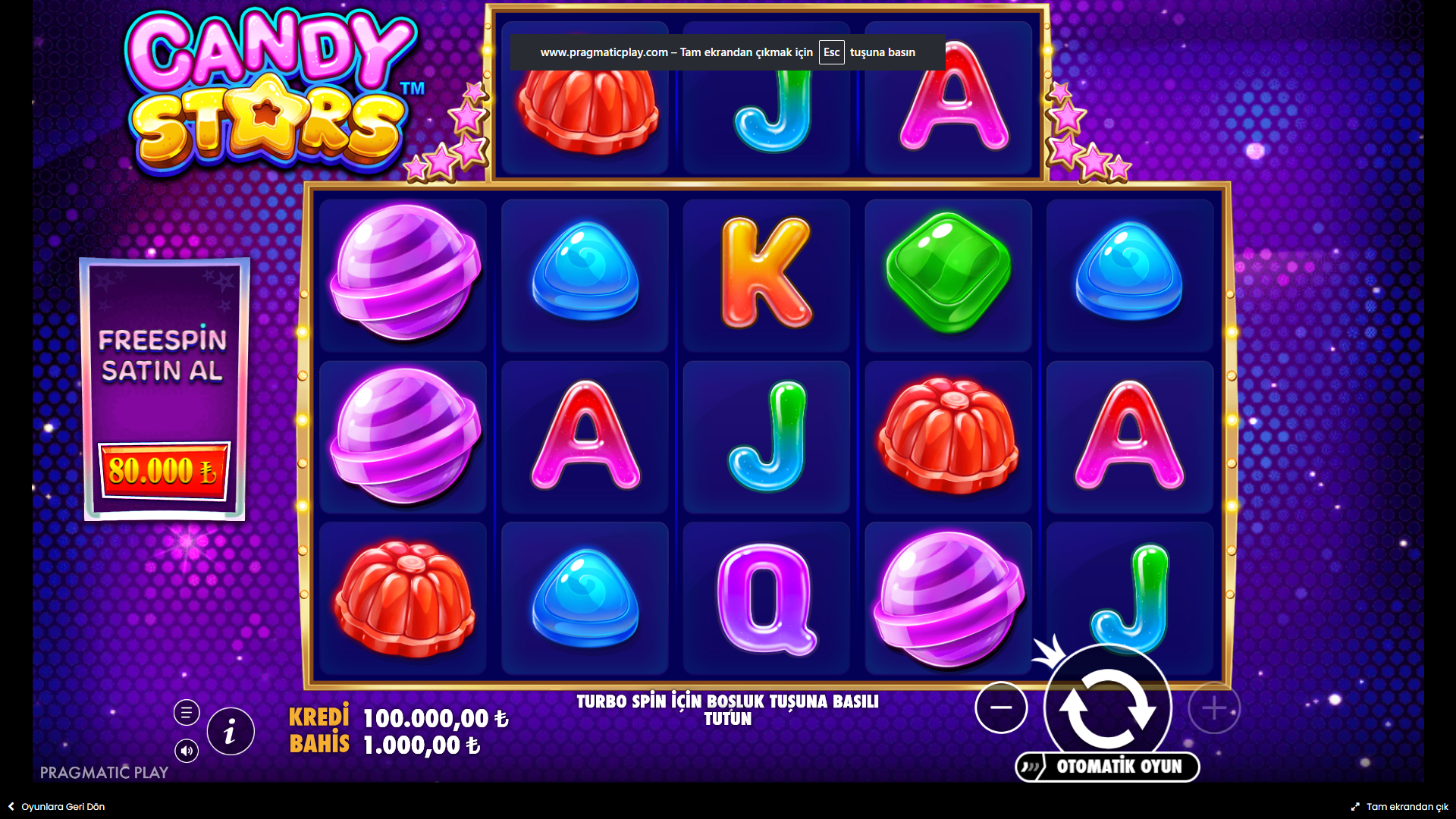 Candy Stars Gameplay