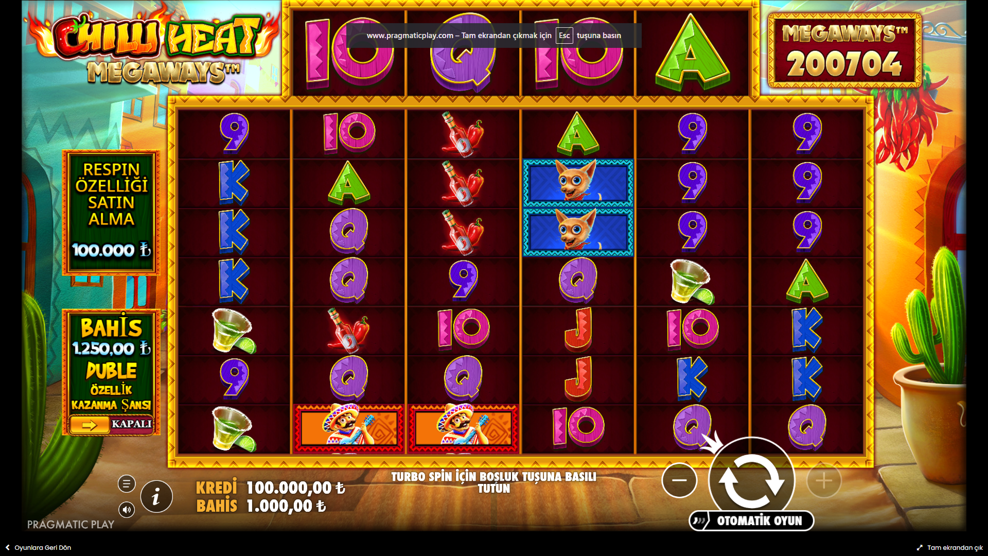 Chilli Heat Megaways Gameplay