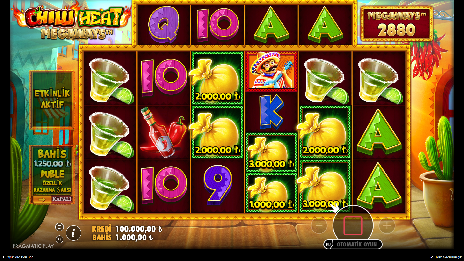 Chilli Heat Megaways Bonus