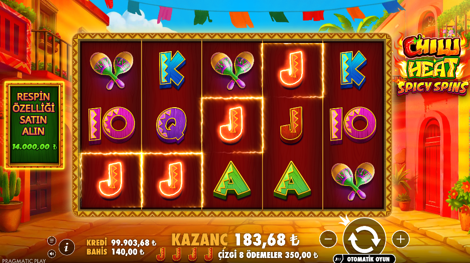 Chilli Heat Spicy Spins Gameplay