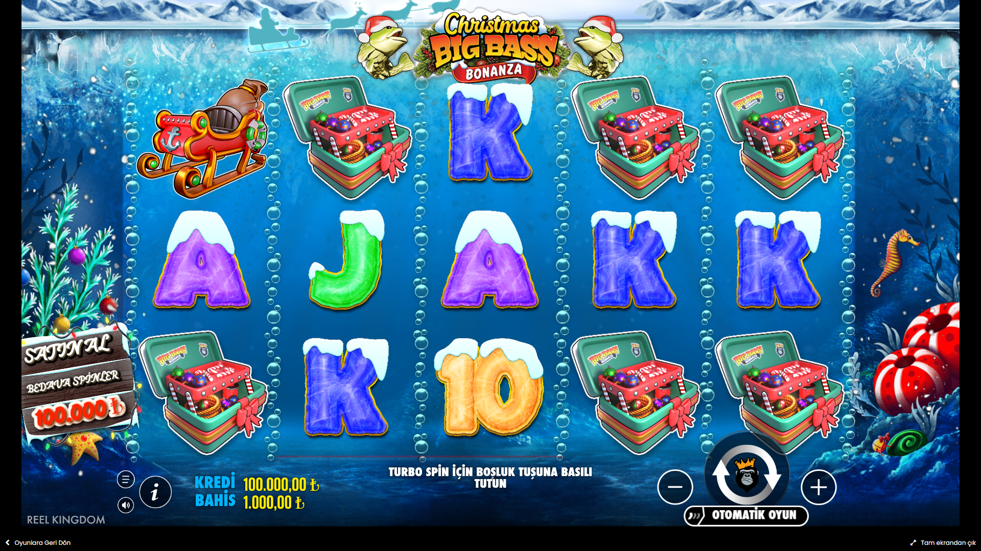 Christmas Big Bass Bonanza Gameplay