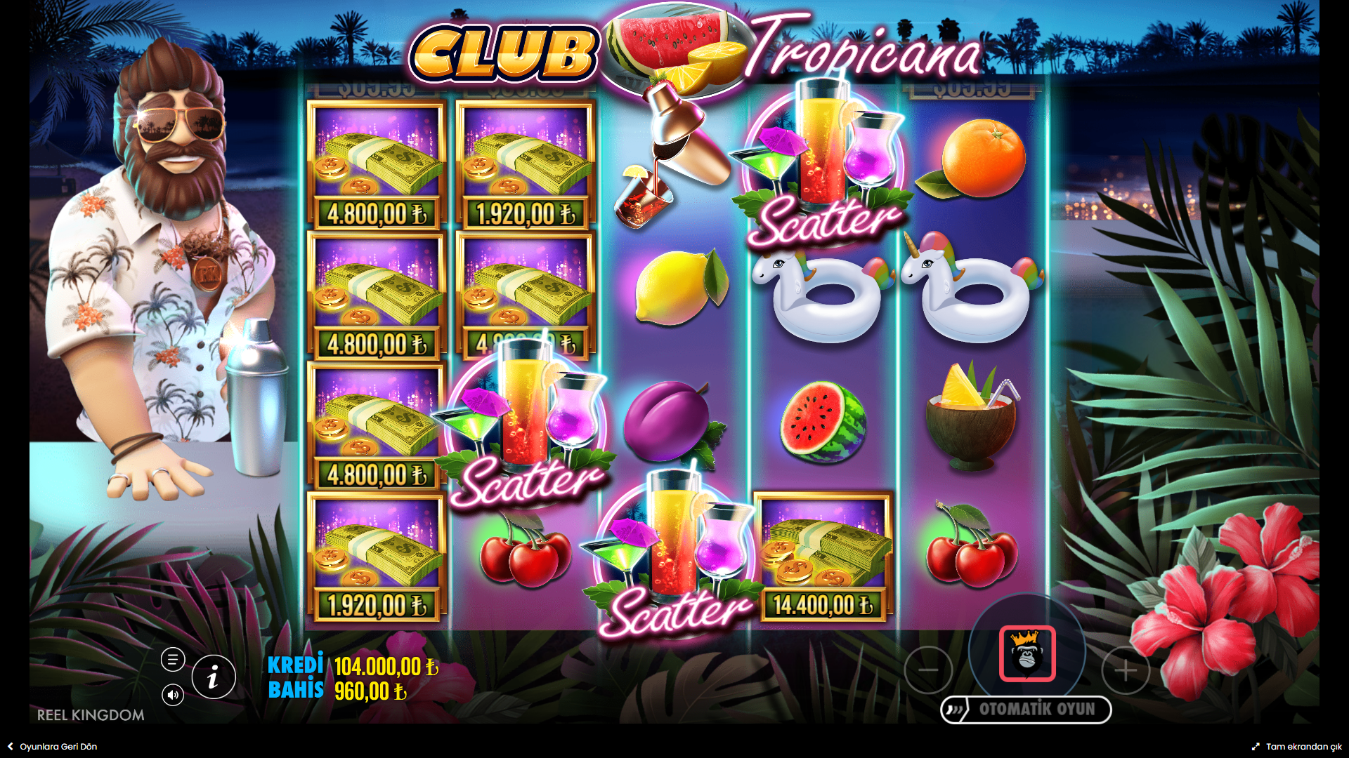 Club Tropicana Gameplay