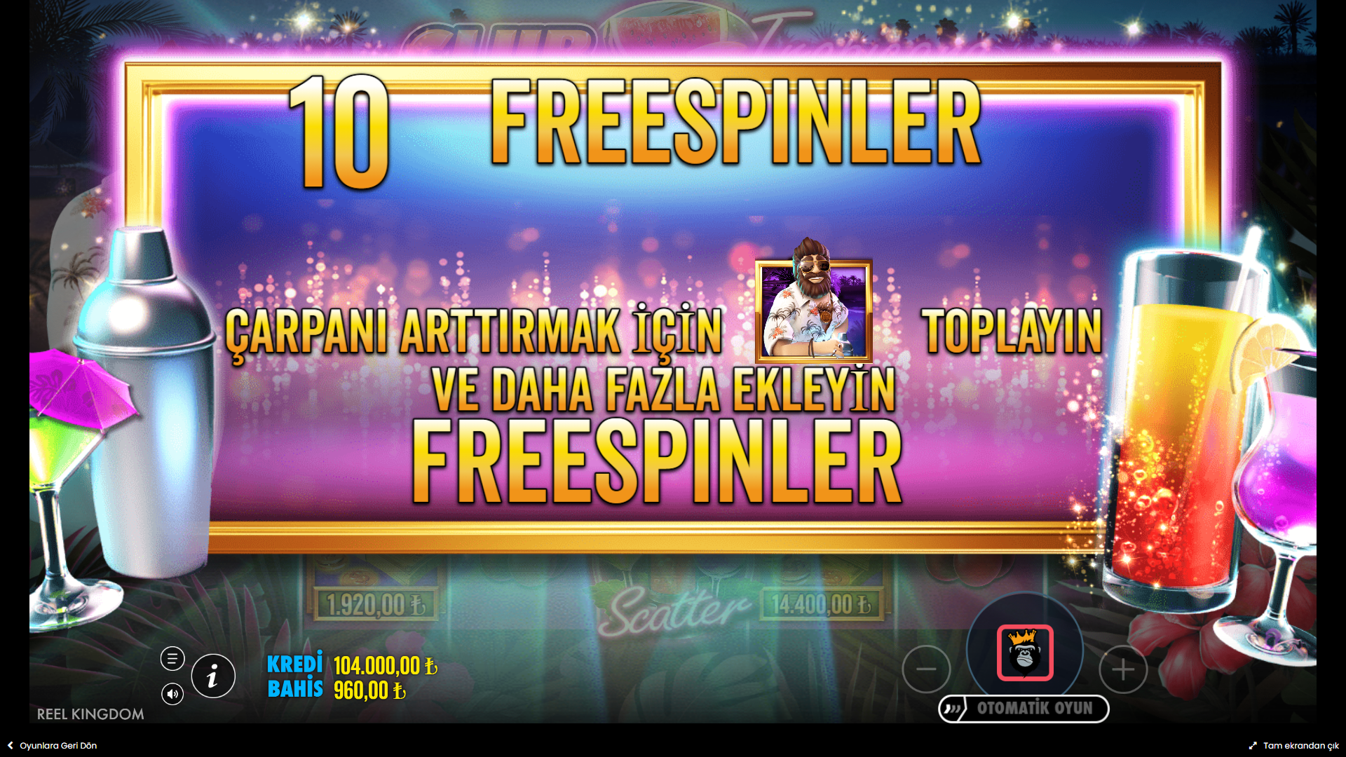 Club Tropicana Bonus