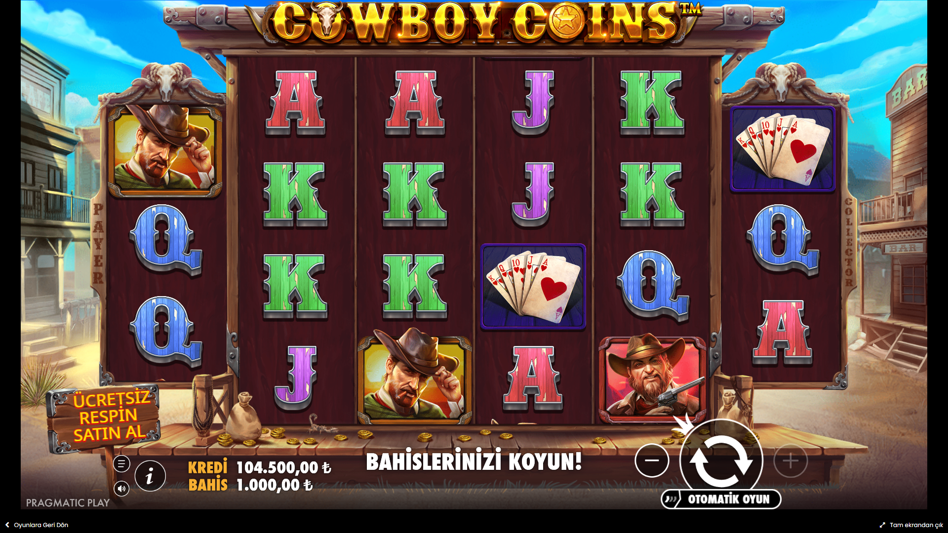 Cowboy Coins Gameplay