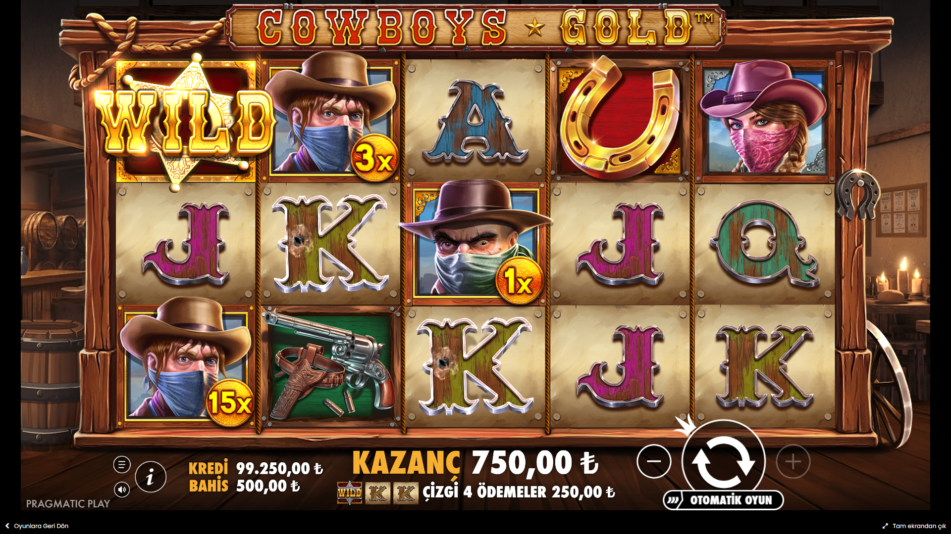 Cowboys Gold Bonus