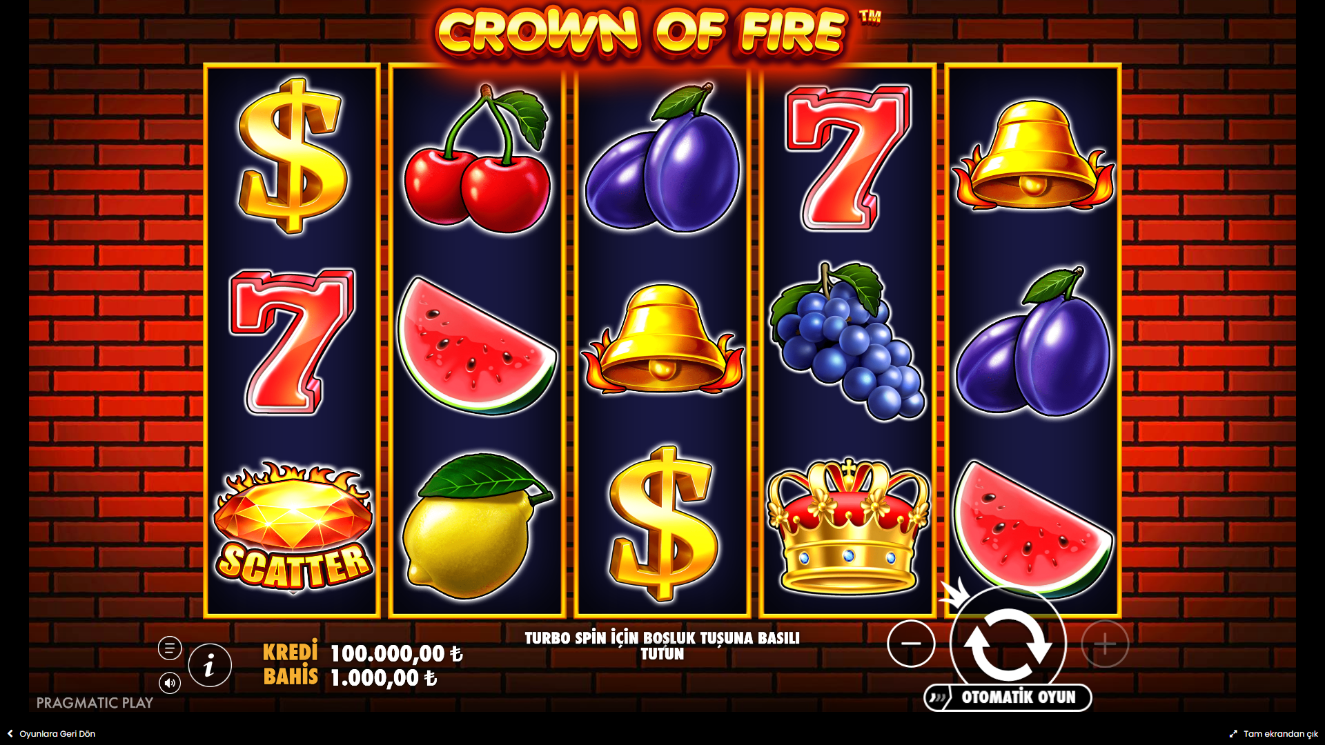 Crown of Fire Gameplay