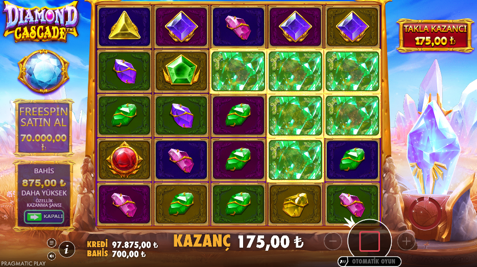 Diamond Cascade Bonus