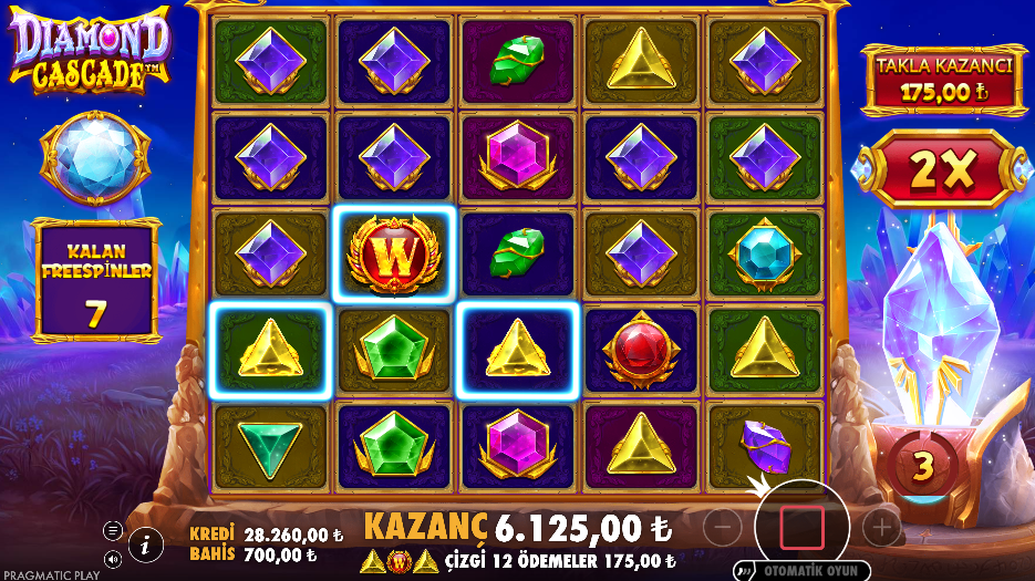 Diamond Cascade Bonus