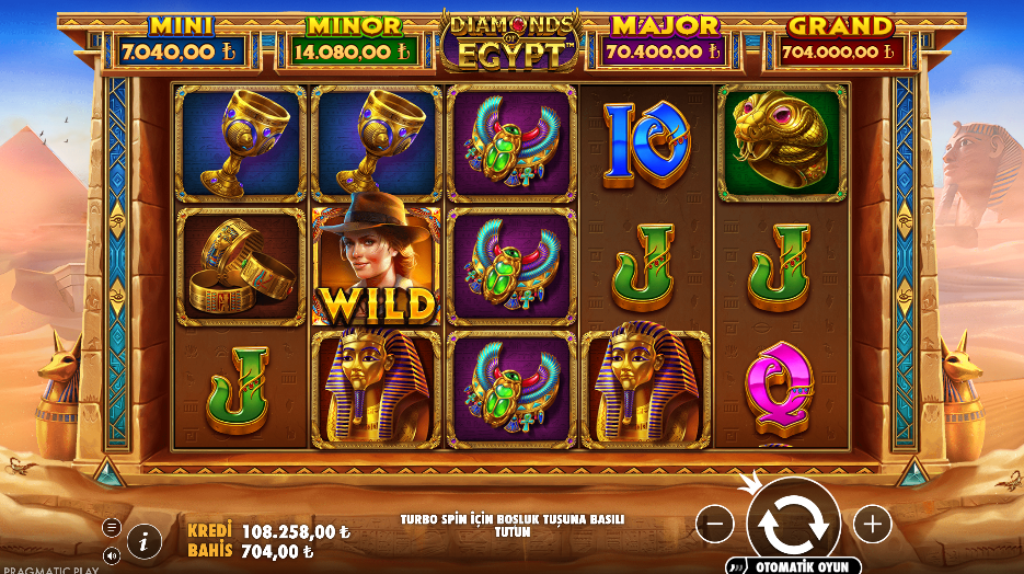 Diamonds of Egypt Gameplay