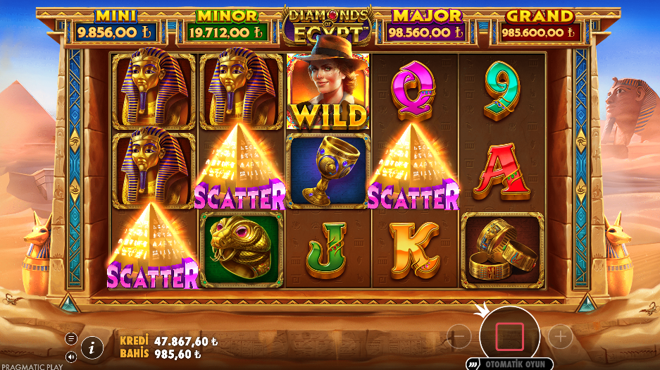 Diamonds of Egypt Bonus
