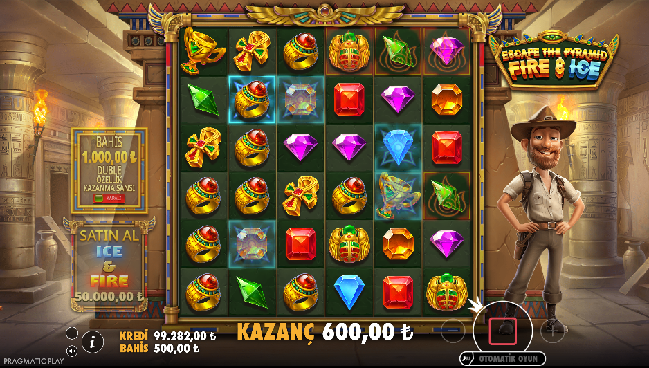 Escape the Pyramid Fire & Ice Gameplay