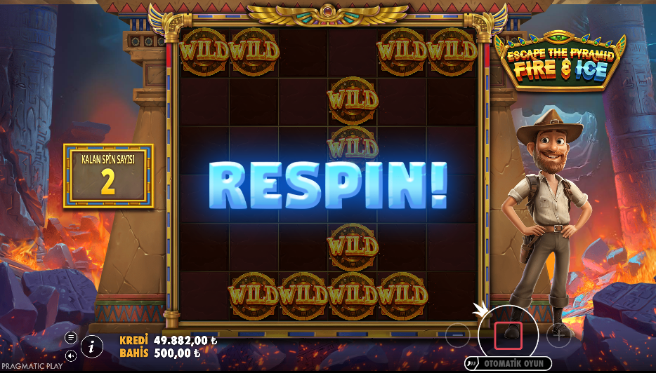 Escape the Pyramid Fire & Ice Bonus