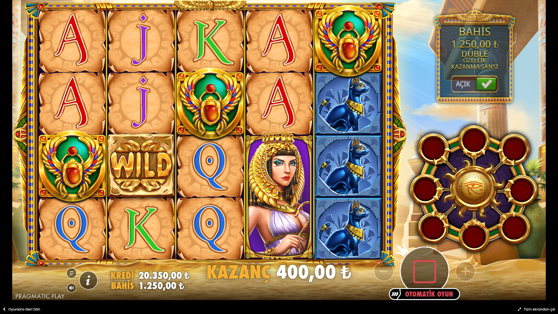 Eye of Cleopatra Bonus