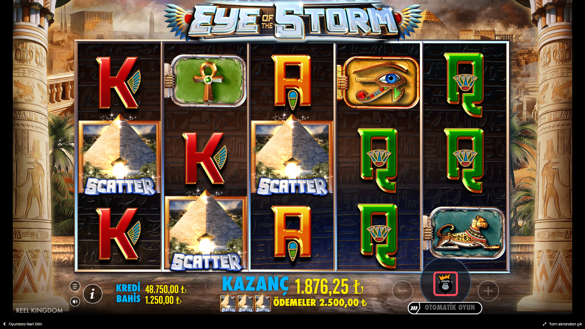 Eye of the Storm Bonus