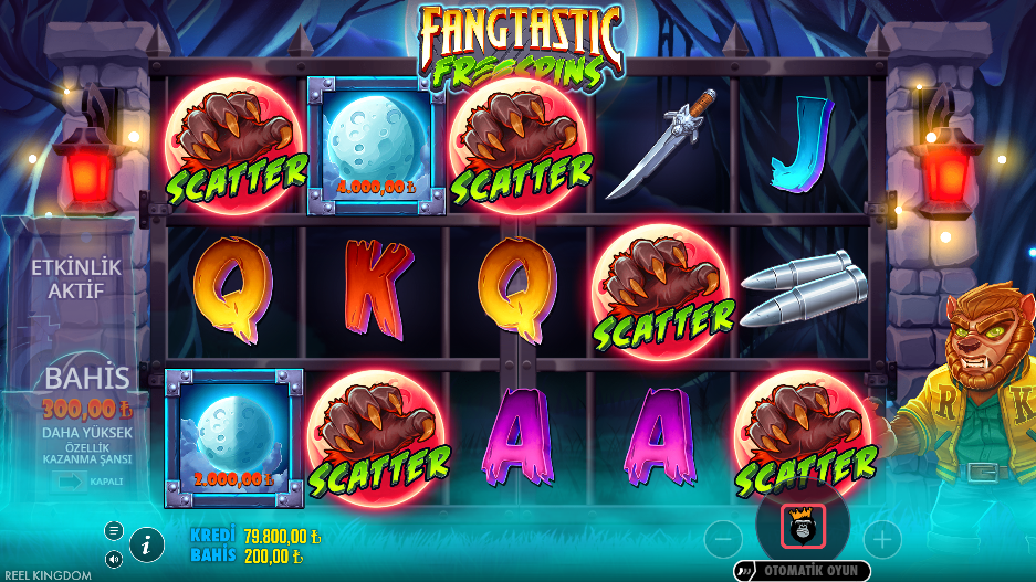 Fangtastic Freespins Bonus