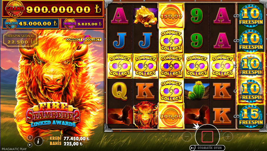 Fire Stampede 2 Linked Awards Bonus