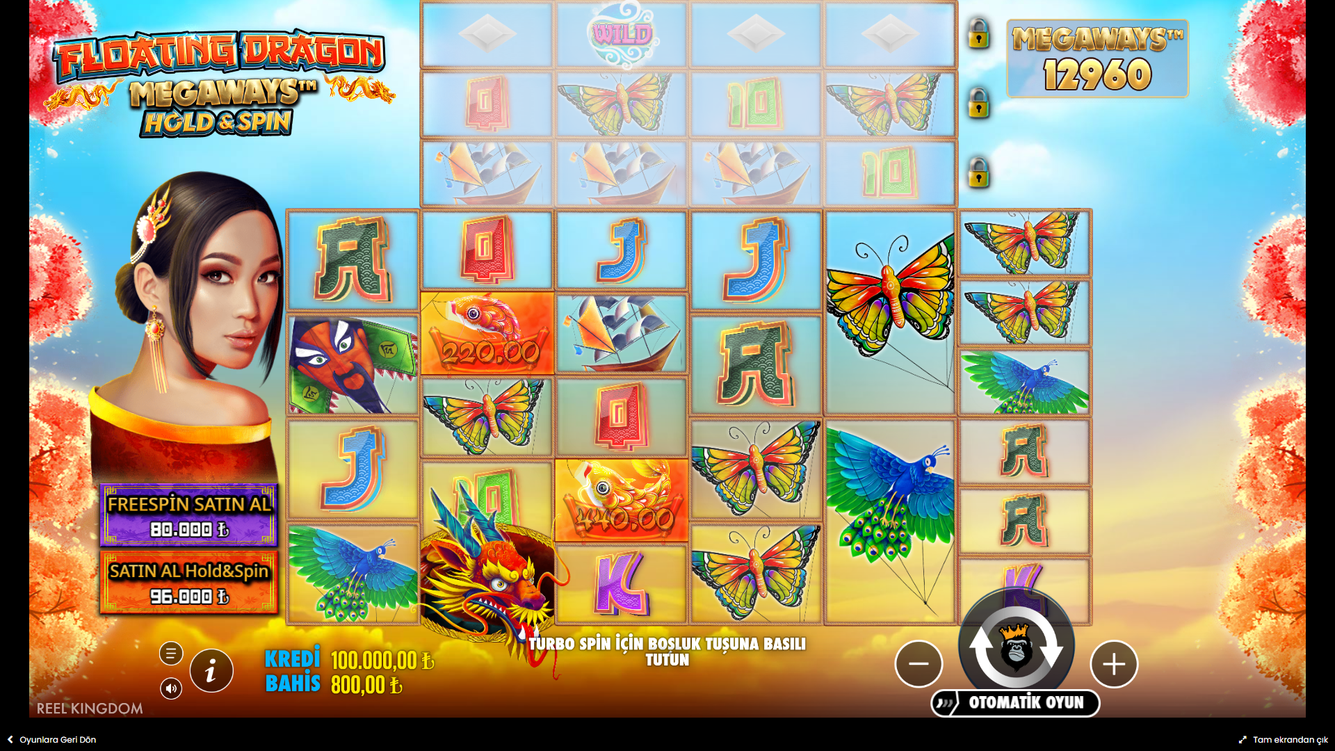 Floating Dragon Megaways Hold & Spin Gameplay