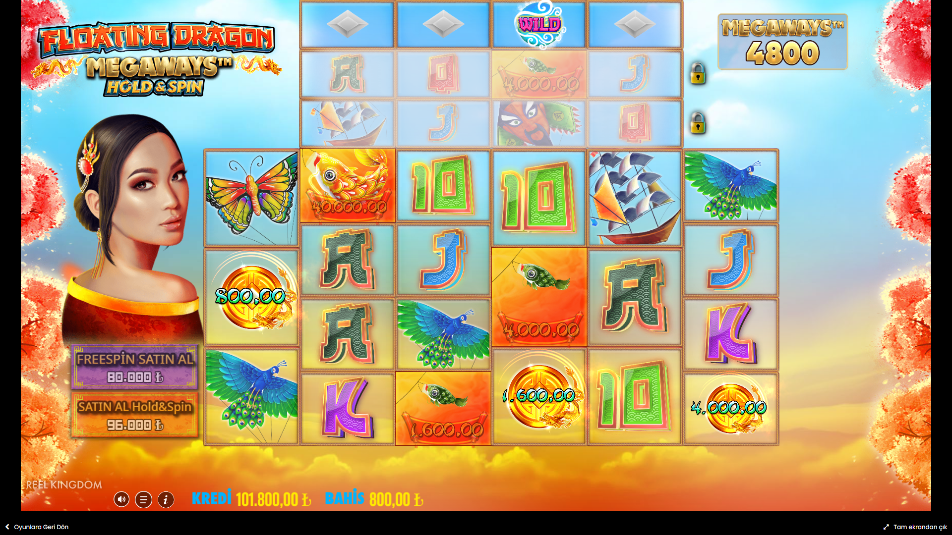 Floating Dragon Megaways Hold & Spin Bonus