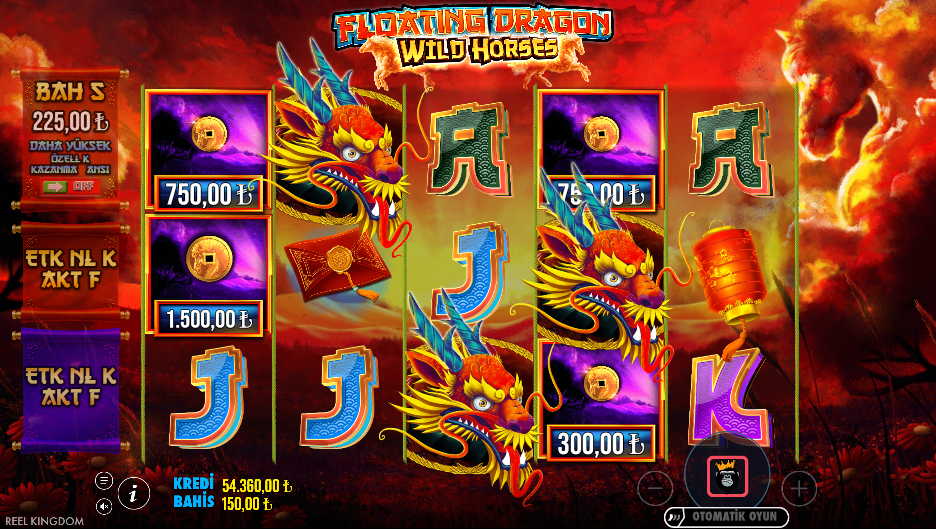 Floating Dragon Wild Horses Bonus