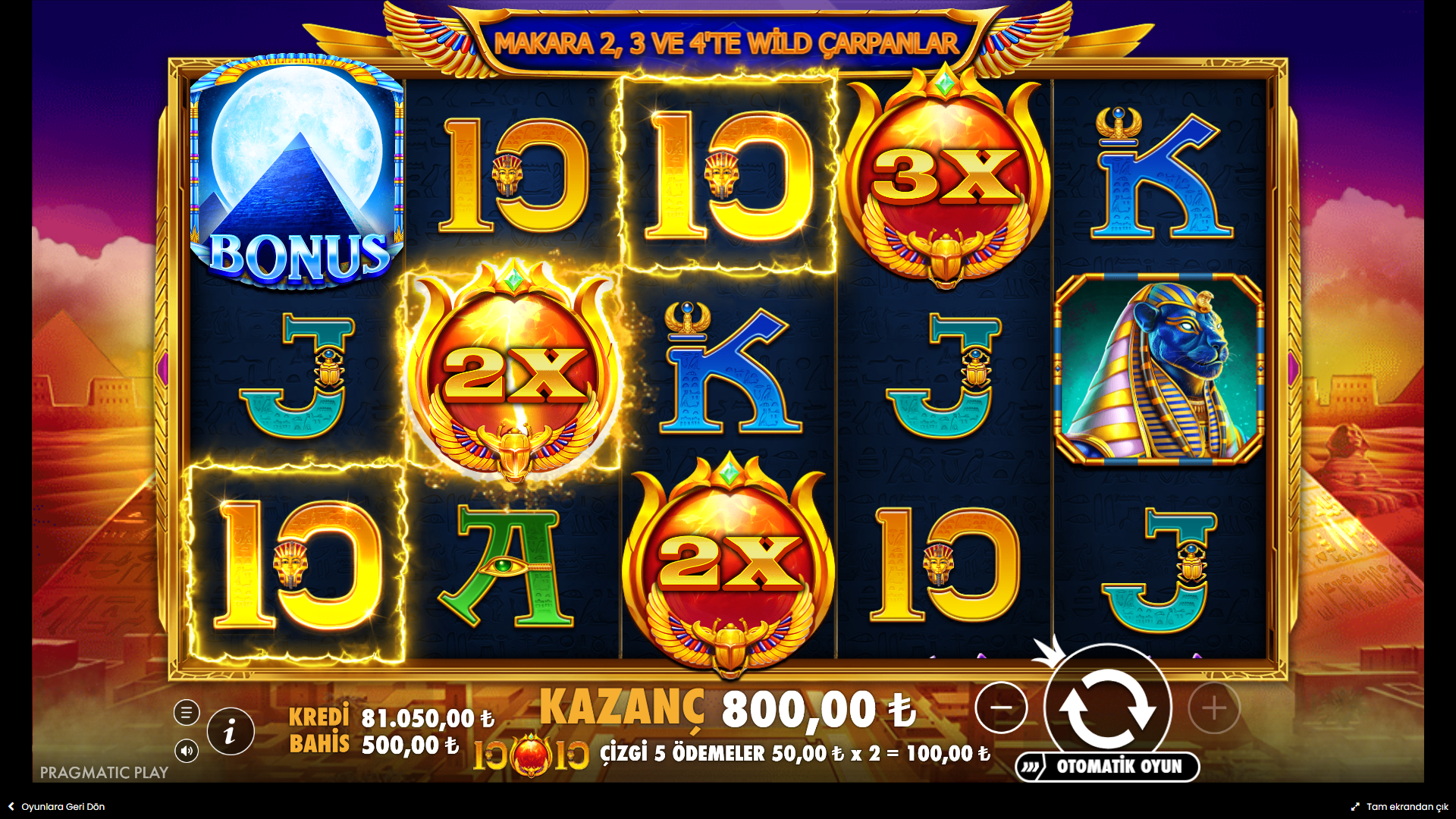 Fortune of Giza Bonus