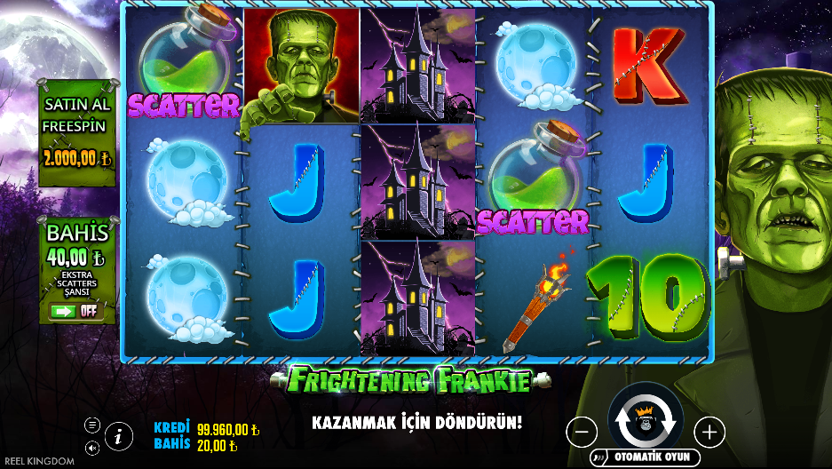 Frightening Frankie Gameplay