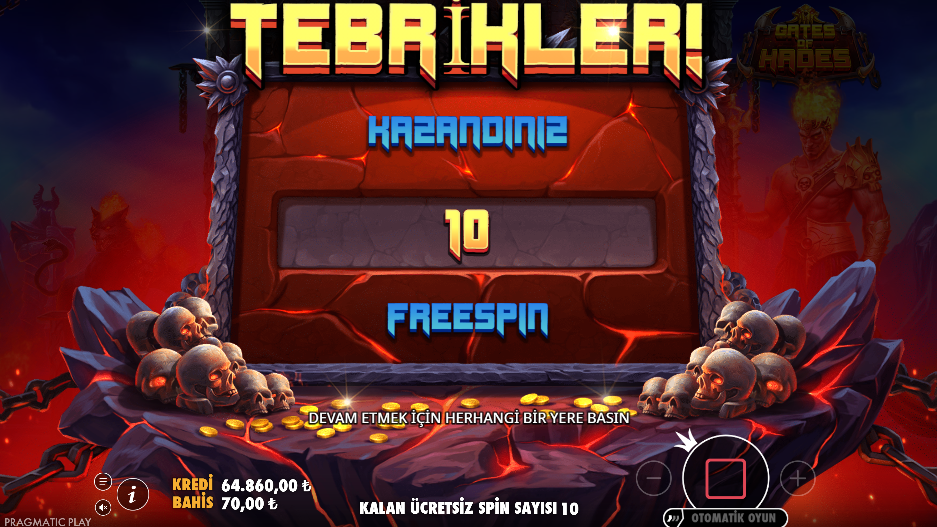 Gates of Hades Bonus