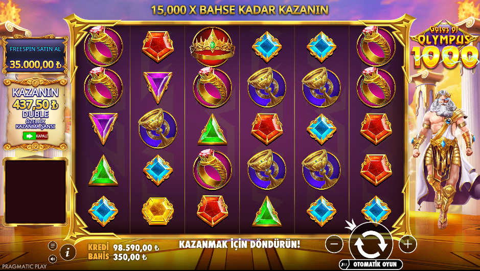 Gates of Olympus 1000 Gameplay