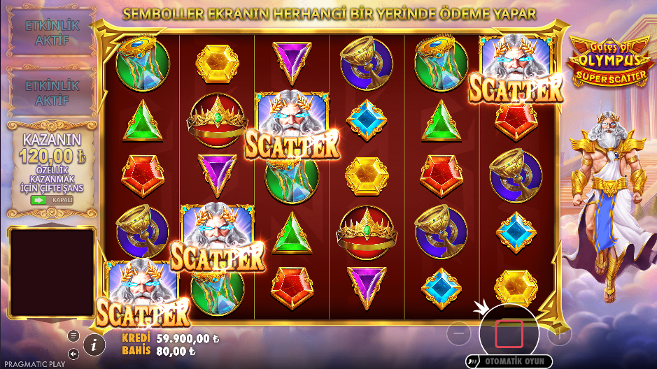 Gates of Olympus Super Scatter Bonus