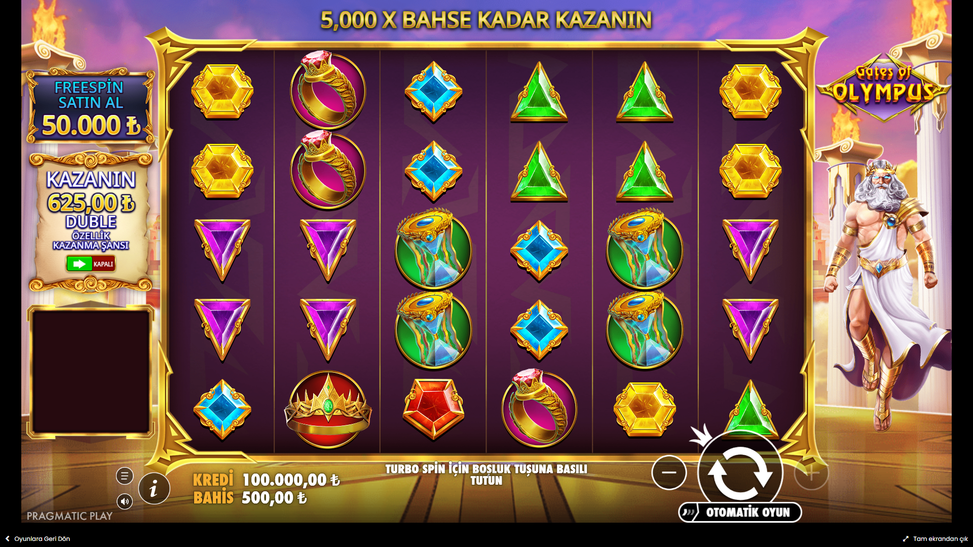 Gates of Olympus Gameplay