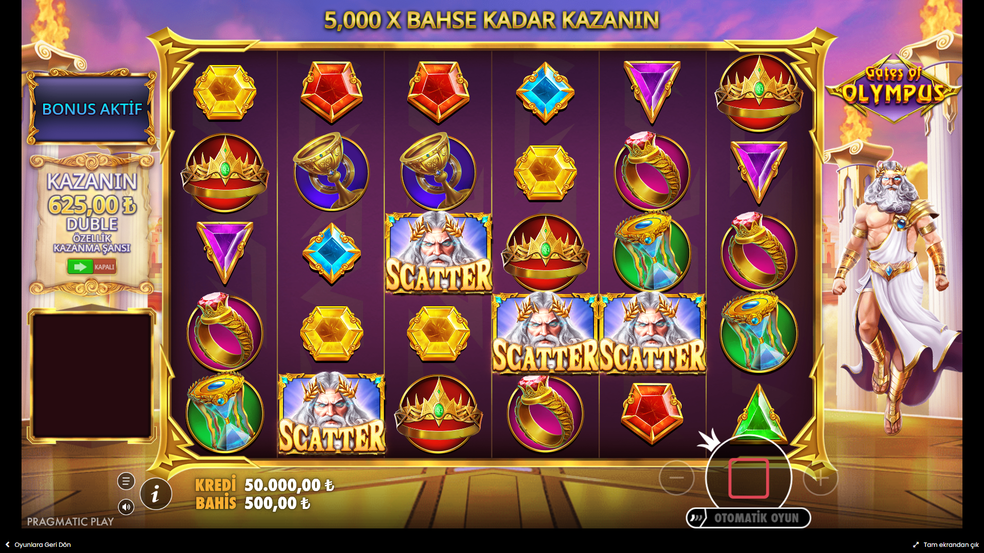 Gates of Olympus Bonus