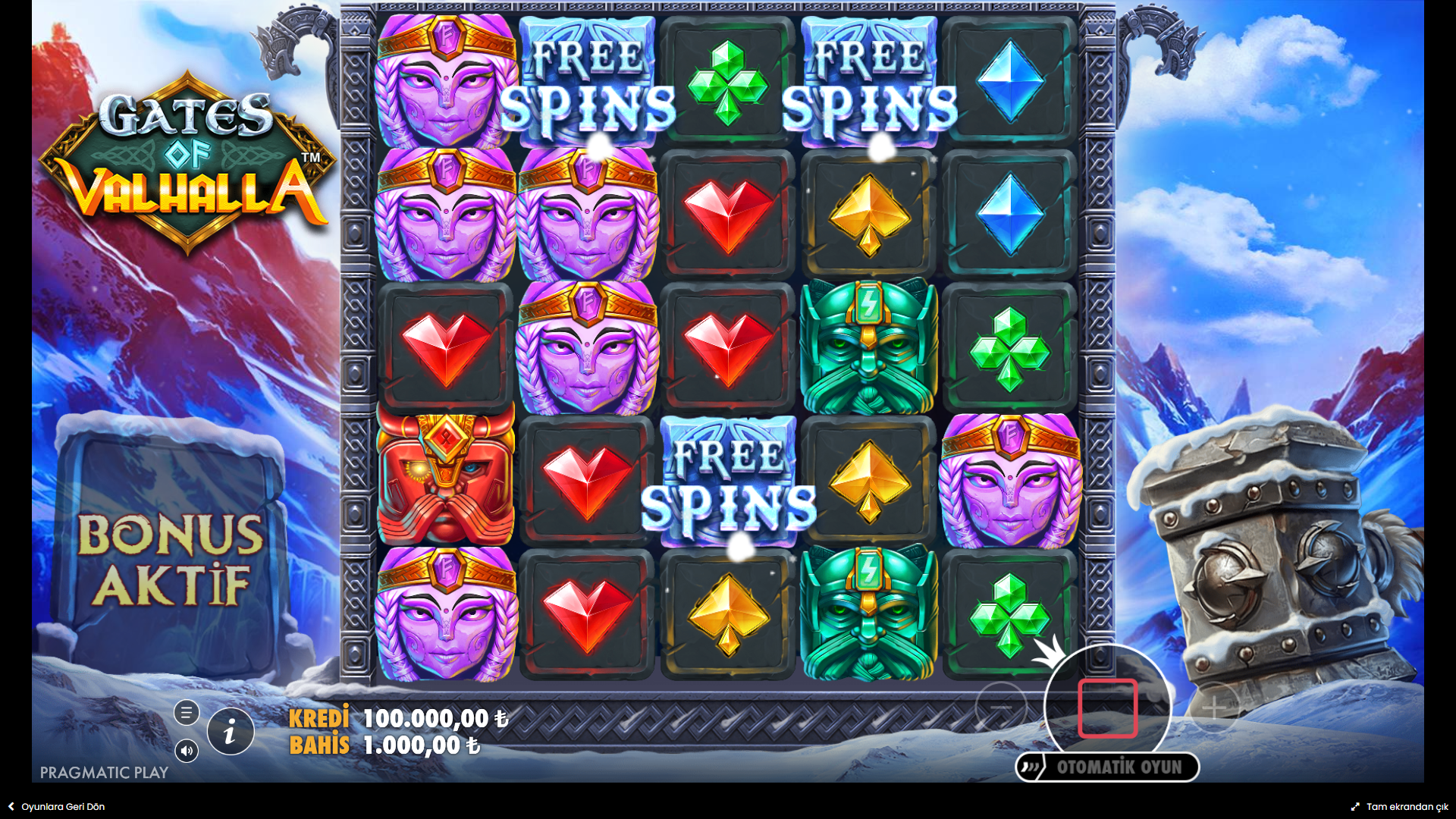 Gates of Valhalla Bonus