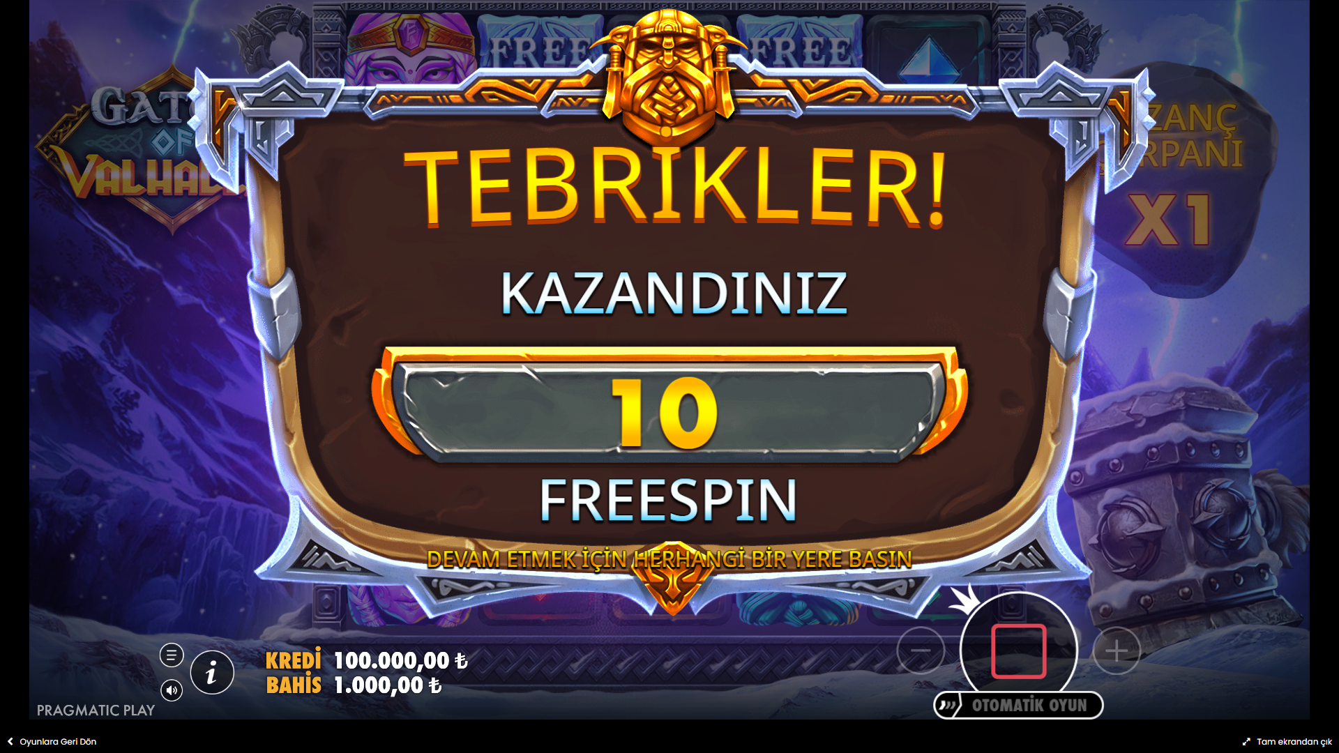 Gates of Valhalla Bonus