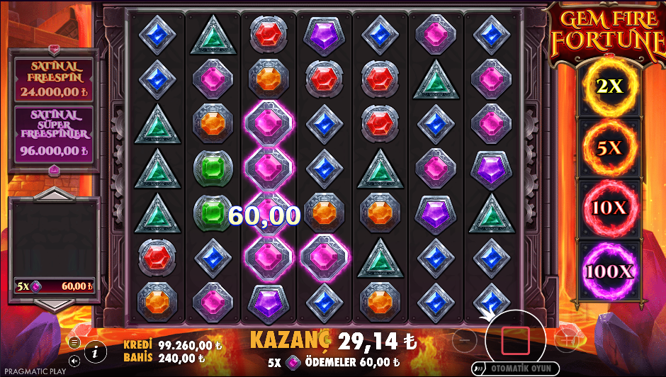 Gem Fire Fortune Gameplay