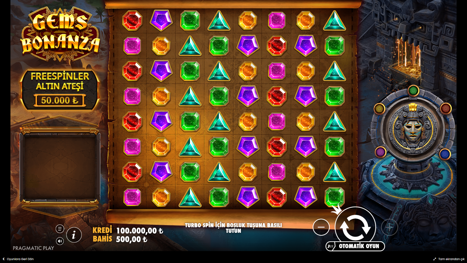 Gems Bonanza Gameplay