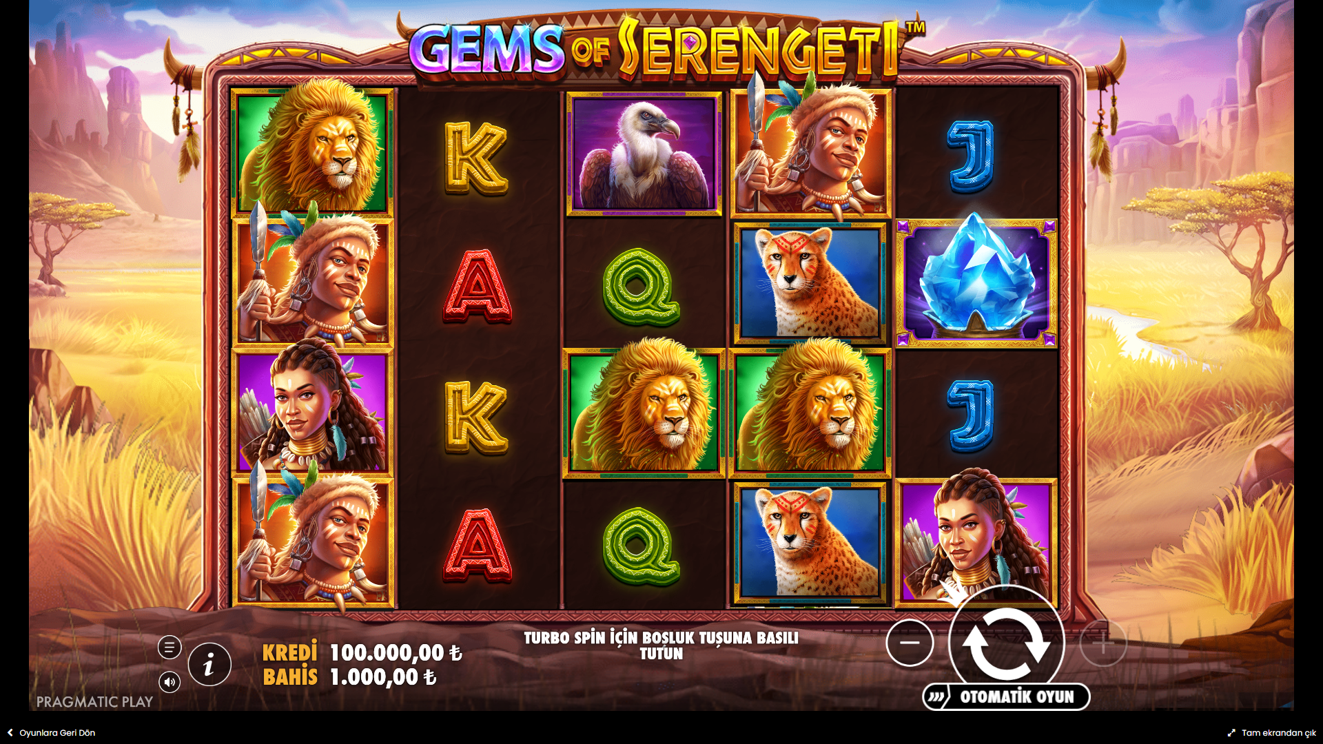 Gems of Serengeti Gameplay