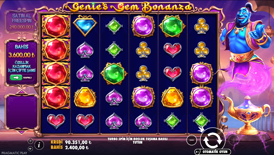 Genie's Gem Bonanza Gameplay
