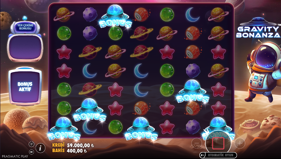 Gravity Bonanza Bonus