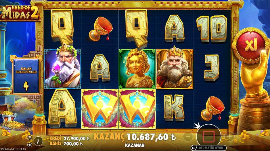 Hand of Midas 2 Bonus