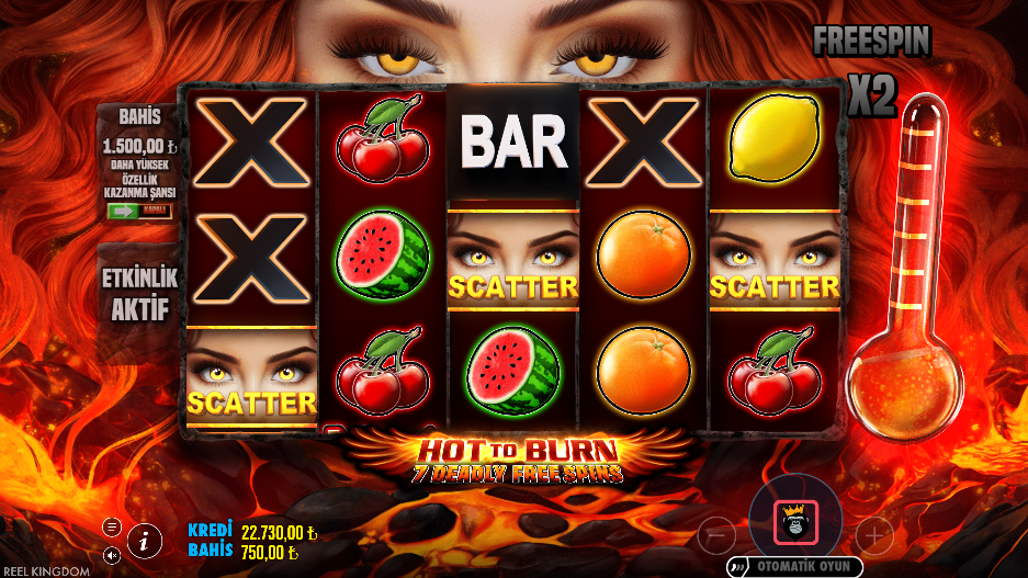 Hot To Burn 7 Deadly Free Spins Bonus