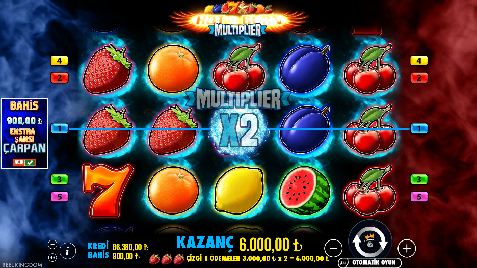 Hot to Burn Multiplier Bonus