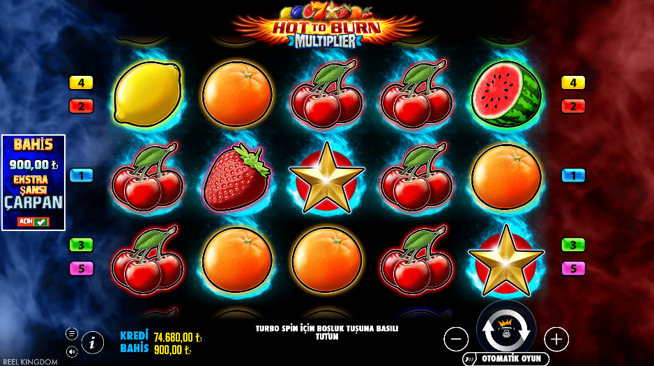 Hot to Burn Multiplier Bonus