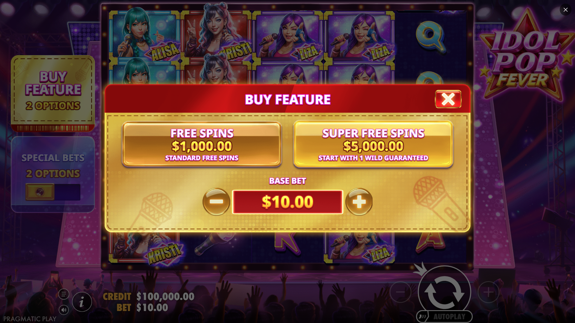 Idol Pop Fever Bonus