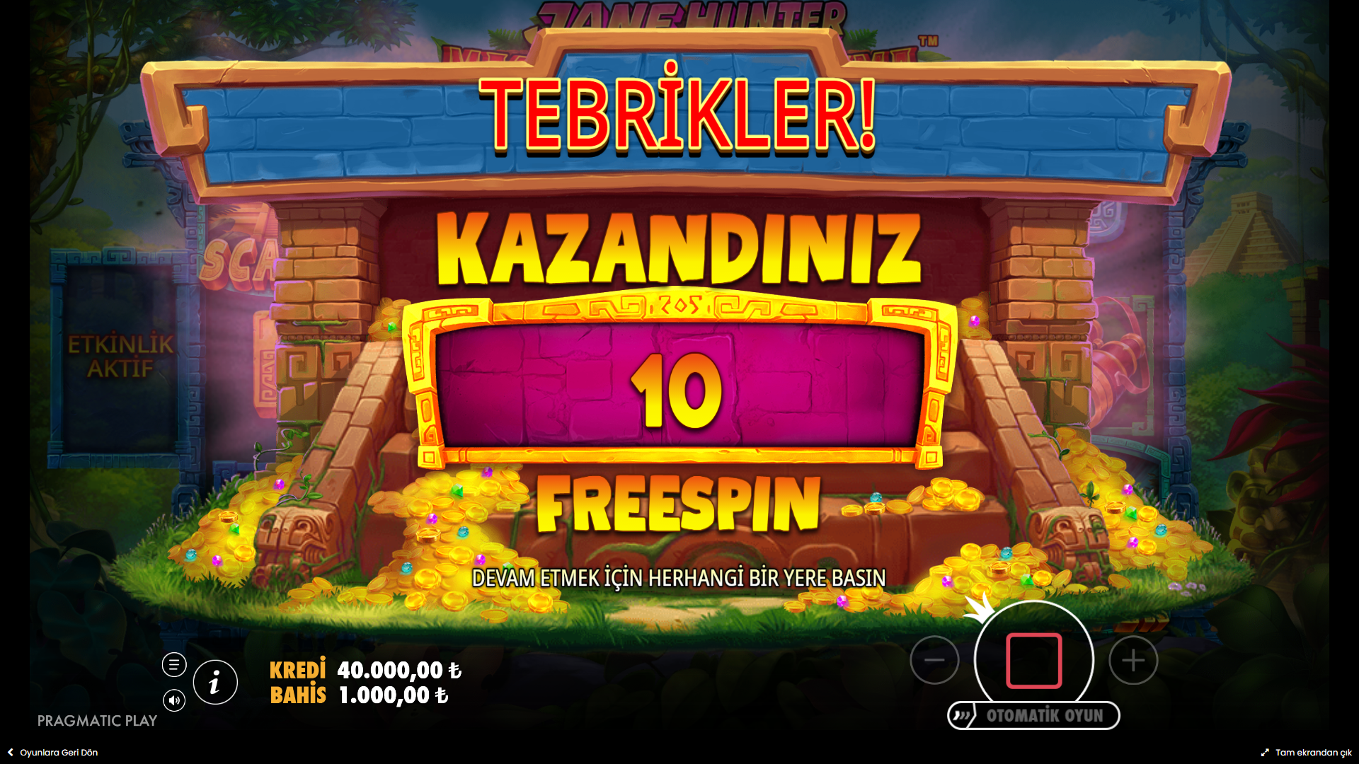 Jane Hunter and the Mask of Montezuma Bonus