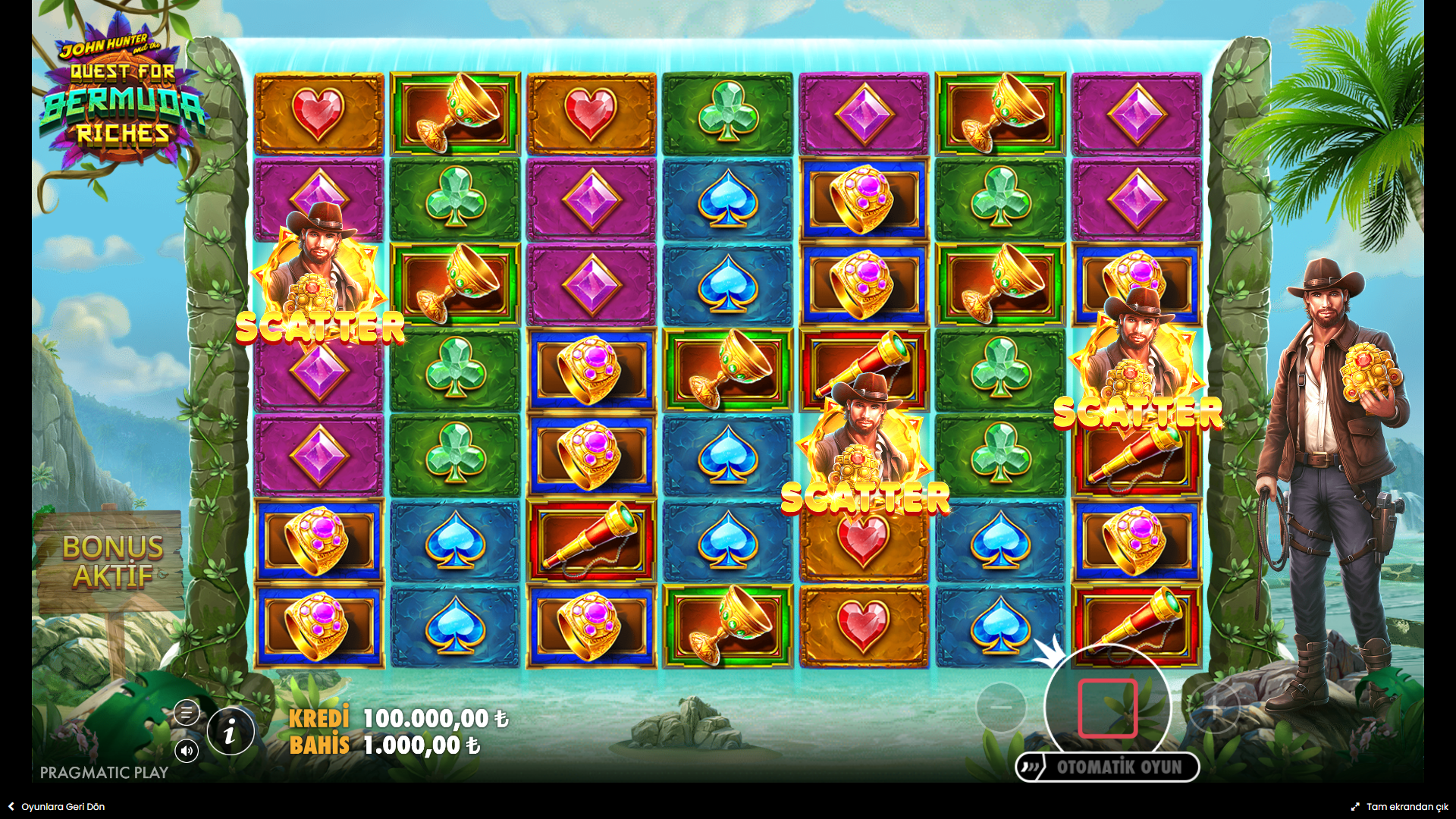 John Hunter and the Quest for Bermuda Riches Bonus