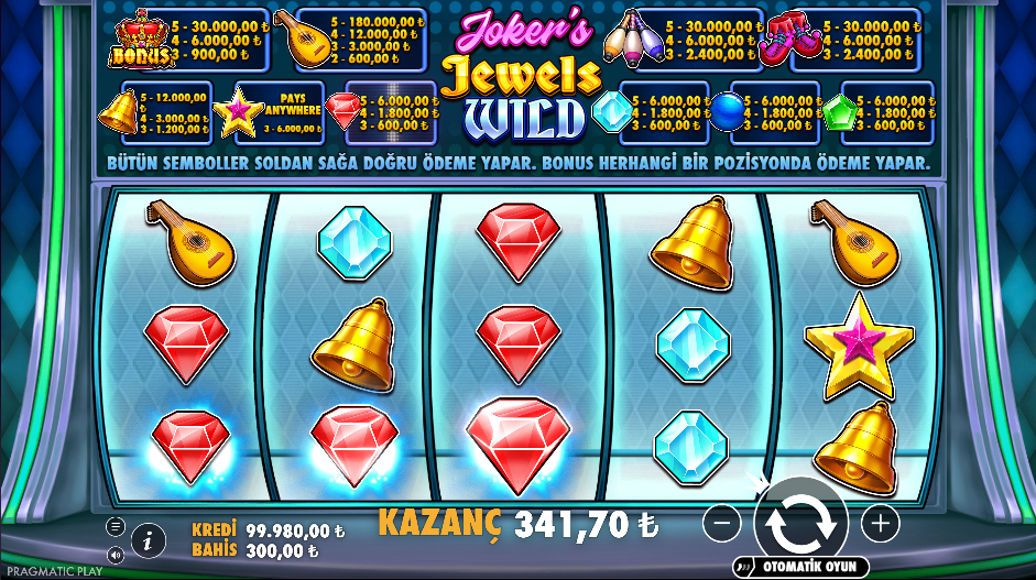 Joker's Jewels Wild Bonus