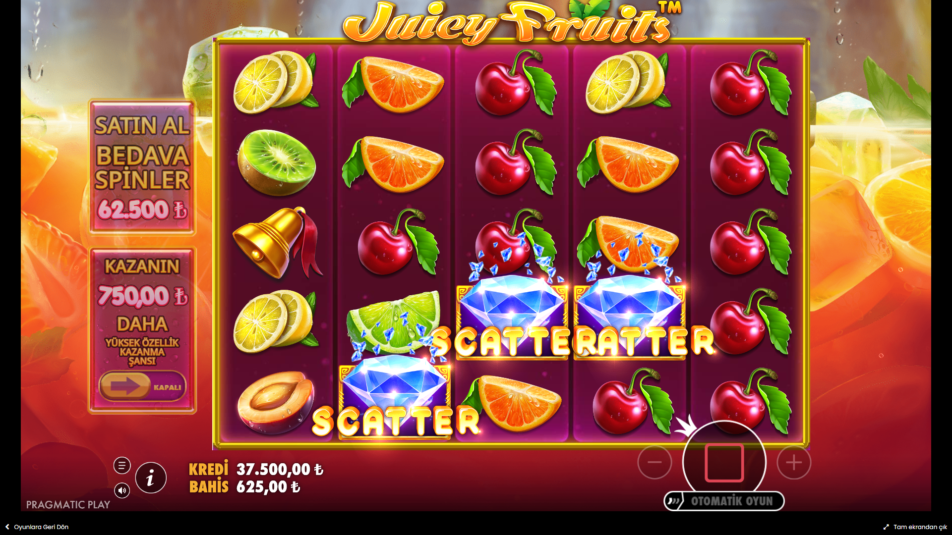 Juicy Fruits Bonus