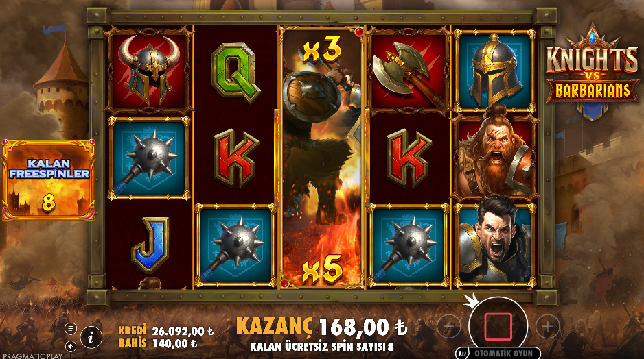 Knights vs Barbarians Bonus